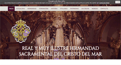 Desktop Screenshot of hermandadcristodelmar.com